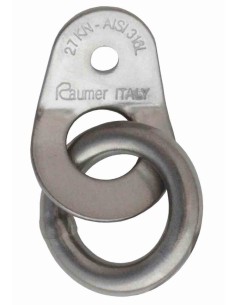 Plaquetas sin cadena Raumer WING Ø10 + ANILLO Ø10 inox