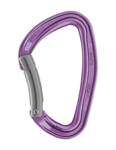 Mosquetones Sin Seguro Petzl Djinn Curvo Violeta