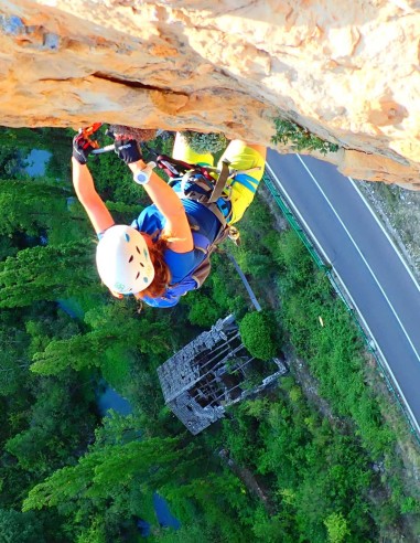 Ferrata de las buitreras de Priego.