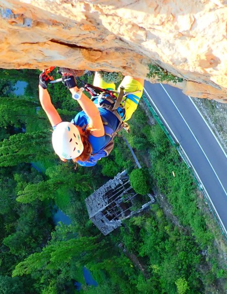 Ferrata de las buitreras de Priego.