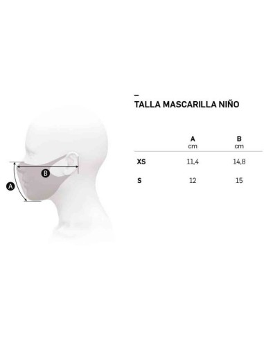 Gorros y complementos Ternua Mascarilla Kid Gris