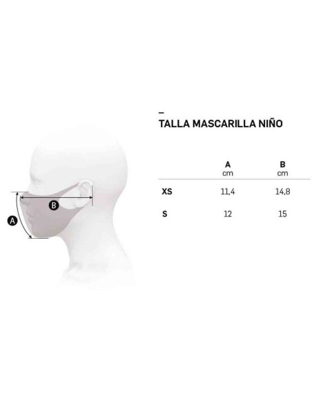 Gorros y complementos Ternua Mascarilla Kid Azul