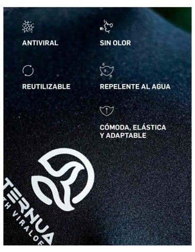 Gorros y complementos Ternua Mascarilla Air Gill Rojo