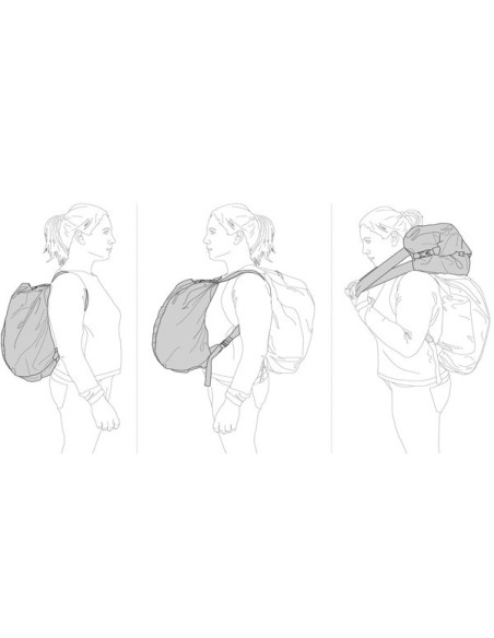Mochilas bolsas y petates Petzl Bolsa para Cuerda Slit Gris