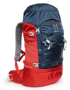 Mochilas de montaña Altus Mochila Pirineos 30L rojo azul oscuro