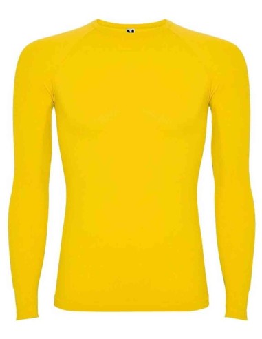 Camisetas Roly Camiseta Térmica Prime Amarillo