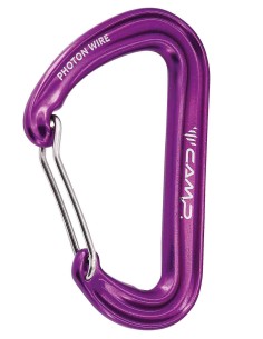 Mosquetones Sin Seguro Camp Photon Wire Morado