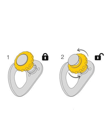 Material instalación Petzl Nuevo Anclaje Coeur Pulse 12mm
