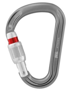 Mosquetones Rosca Petzl Mosqueton Attache Gris