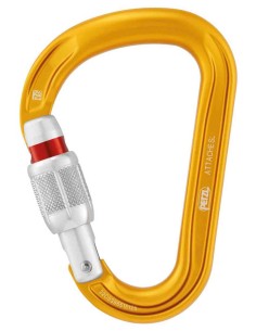Mosquetones Rosca Petzl Mosqueton Attache Amarillo