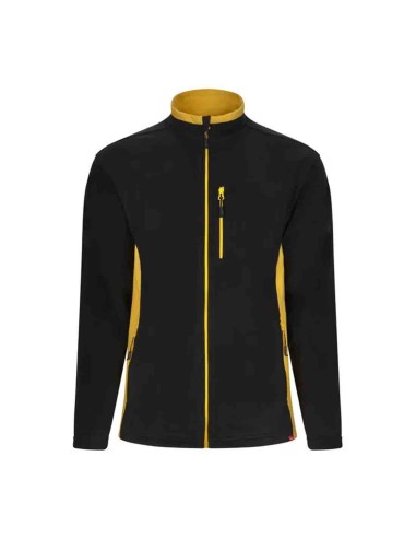 Chaquetas de trabajo Velilla Chaqueta Polar Negro/Amarillo