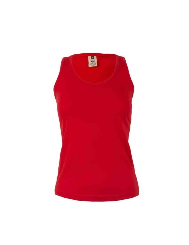 Camisetas Velilla Camiseta Tirantes Mujer Rojo
