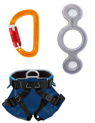 Packs barrancos Pack Arnes Rock Empire+ Descensor SFD8+ Petzl