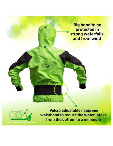 Neoprenos CE4Y Shield Jacket Verde