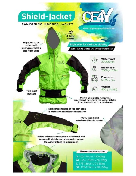 Chaquetas neopreno CE4Y Shield Jacket Azul