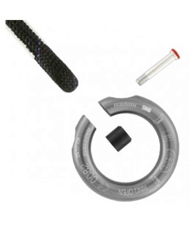Elementos de amarre Petzl Ring Open Gris