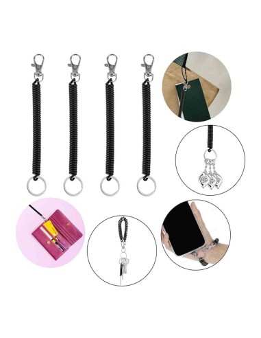 Accesorios mochilas Cadena Elástica Llavero