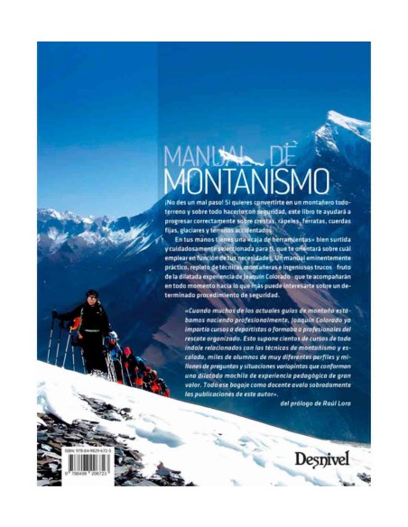 Librería y mapas Desnivel Manual del Montañismo