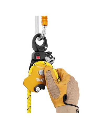 Placas y poleas Petzl Pro Traxion 2025