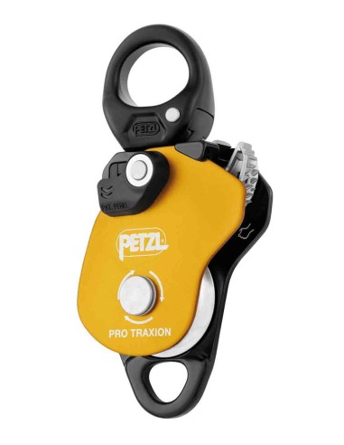 Placas y poleas Petzl Pro Traxion 2025