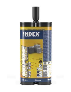 Tornillos, tensores y resina Index Anclaje Quimico Epoxi Puro
