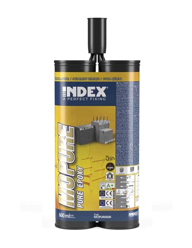 Tornillos, tensores y resina Index Anclaje Quimico Epoxi Puro