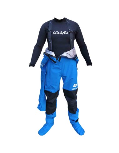 Trajes completos Seland Traje Seco de Barrancos Azul