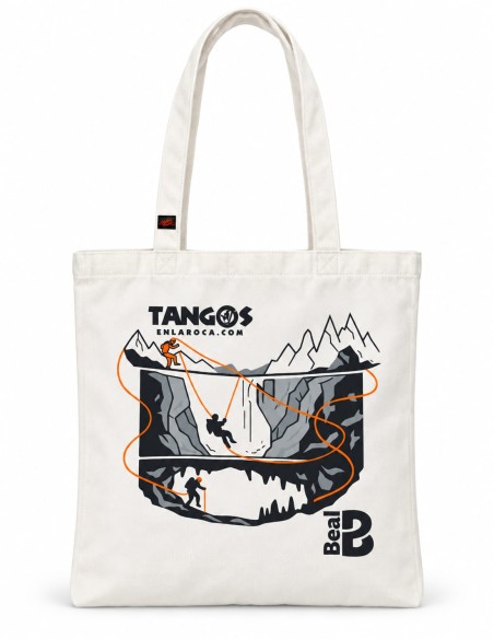 Bolsa totebag tangos blanca