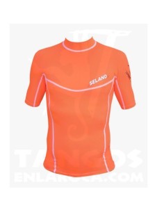 Otras Prendas Seland Camiseta lycra fina naranja