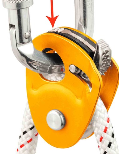 Placas y poleas Petzl Micro Traxion