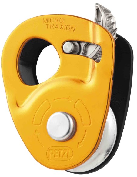 Placas y poleas Petzl Micro Traxion
