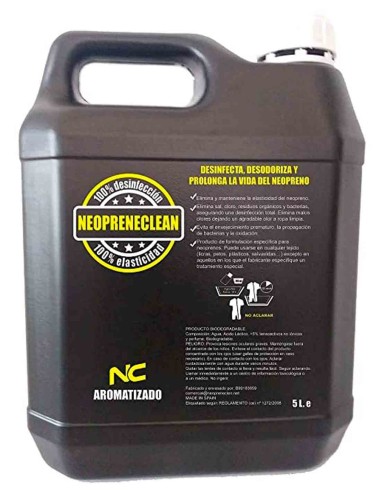 Accesorios Neopreno Desinfectante Neopreneclean 5l